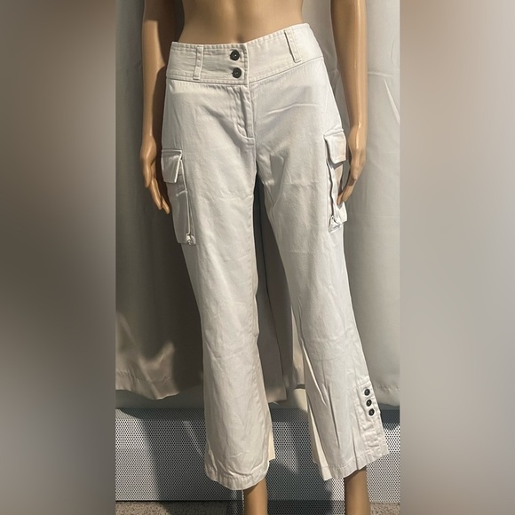 Vintage Moda International Dress Cargo Pants 100% Cotton - Picture 1 of 4